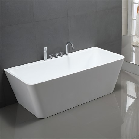 Ванна акриловая Vincea VBT-425-1700 1700*800*600, цвет белый, щелевой перелив VBT-425-1700 - фото 112004