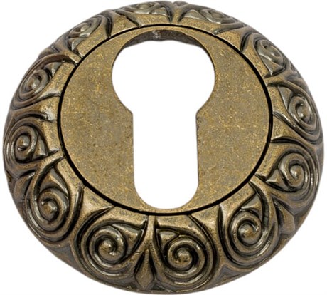 Накладка на ключевой цилиндр BUSSARE B0-20 ANT.BRONZE B0-20 ANT.BRONZE - фото 114761