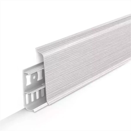 Плинтус с к/к 100 мм 2,2 м "Деконика" 255 Ясень бьянко dec_id_100_26