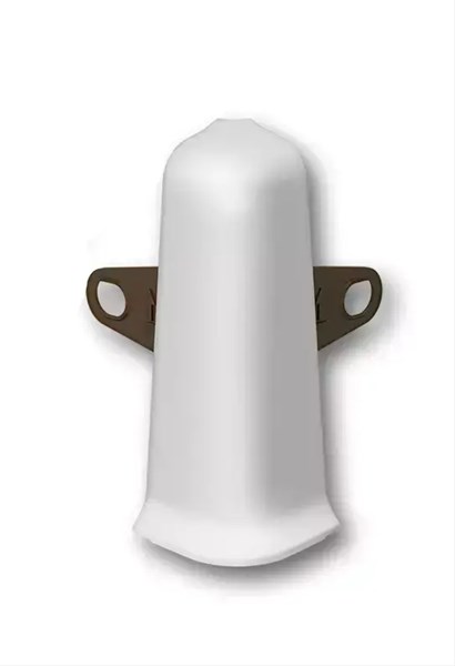 Наружный угол с крепежом 100 мм "Деконика" 002 Светло - серый dec_id_100_18