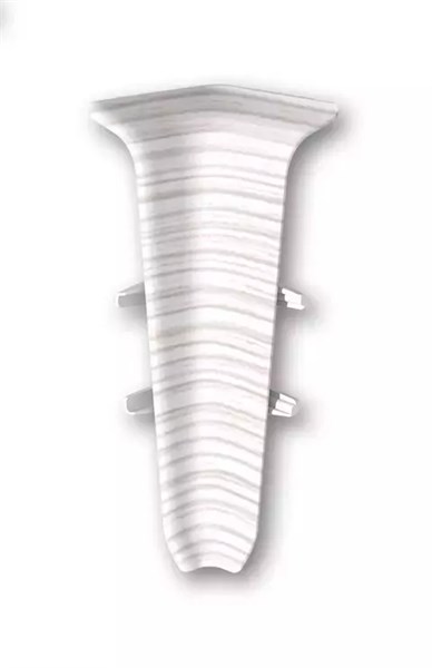 Внутренний угол для плинтуса 55мм "Деконика" 255 Ясень бьянко dec_id_55_42