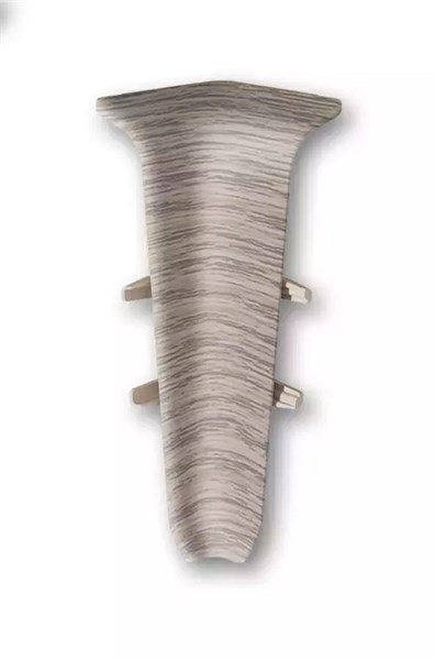 Внутренний угол для плинтуса 55мм "Деконика" 215 Дуб снежный dec_id_55_52