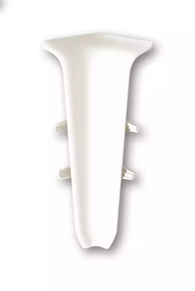 Внутренний угол для плинтуса 55мм "Деконика" 033 Кремово - белый dec_id_55_77