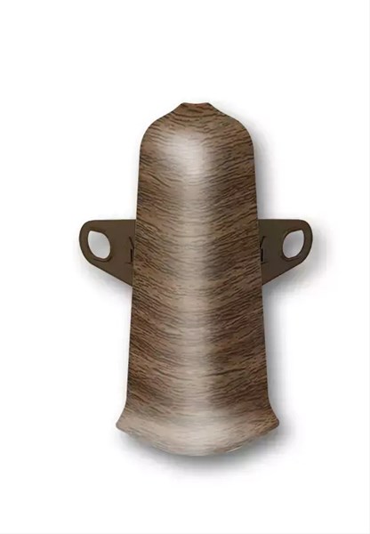 Наружный угол с крепежом 70 мм "Деконика" 291 Орех dec_id_70_63