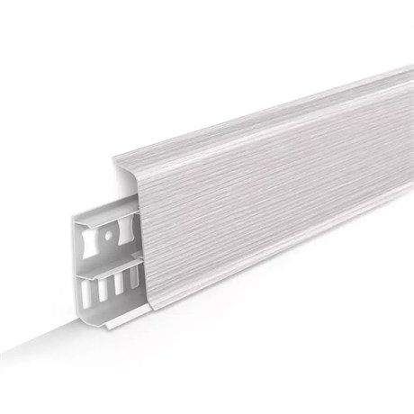 Плинтус с к/к 70 мм 2,2 м "Деконика" 255 Ясень бьянко dec_id_70_76