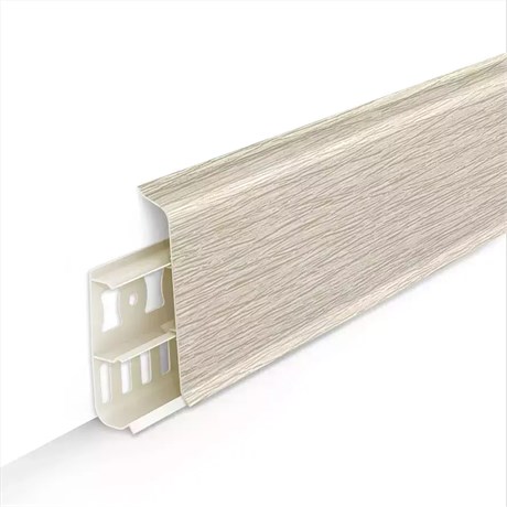 Плинтус с к/к 70 мм 2,2 м "Деконика" 418 Дуб жемчужный dec_id_70_101