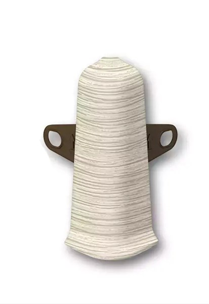 Наружный угол с крепежом 70 мм "Деконика" 418 Дуб жемчужный dec_id_70_103