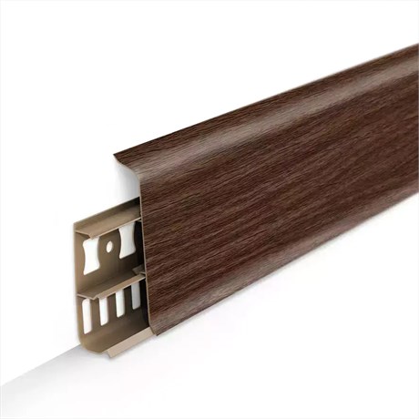 Плинтус с к/к 85 мм 2,2 м "Деконика" 291 Орех dec_id_85_76