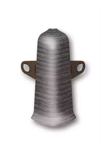 Наружный угол с крепежом 85 мм "Деконика" 352 Каштан серый dec_id_85_83