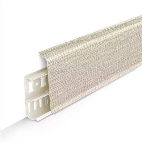 Плинтус с к/к 85 мм 2,2 м "Деконика" 418 Дуб жемчужный dec_id_85_101