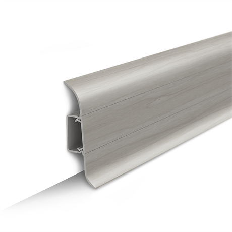 Плинтус 55 мм "Идеал Классик 2,2м" (2200х22х55) 268 Клен серый ideal_55_186