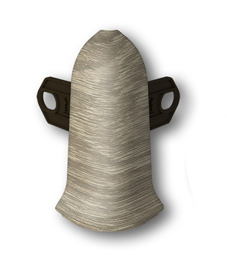 Наружный угол с крепежом 55мм "Идеал Классик" 208 Дуб мокко ideal_55_28