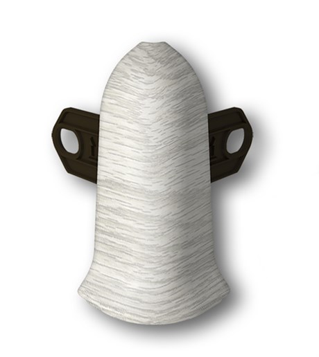 Наружный угол с крепежом 55мм "Идеал Классик" 230 Дуб айсберг ideal_55_193