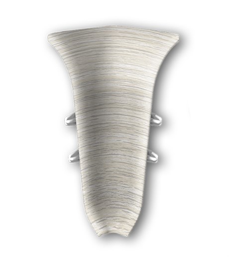 Внутренний угол 55мм "Идеал Классик" 252 Ясень белый ideal_55_97