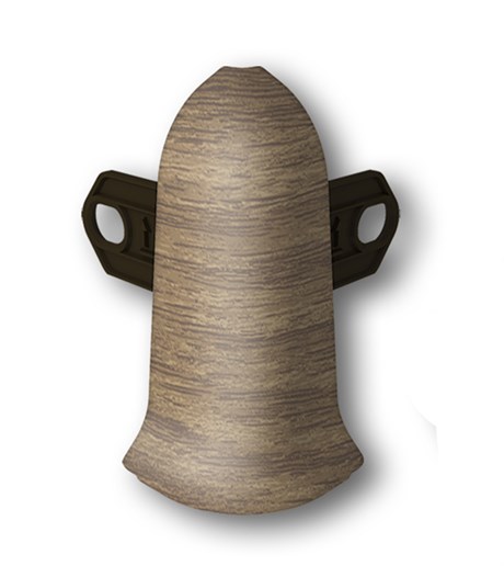 Наружный угол с крепежом 55мм "Идеал Классик" 281 Палисандр ideal_55_168