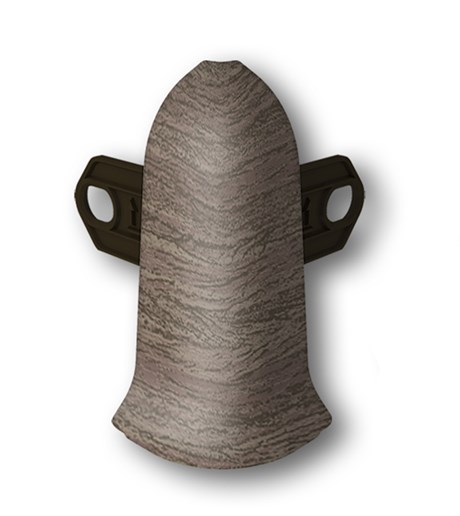 Наружный угол с крепежом 55мм "Идеал Классик" 292 Орех миланский ideal_55_48