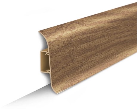 Плинтус напольный с центральной планкой 70мм 2,2м "Идеал Классик" 281 Палисандр ideal_70_26
