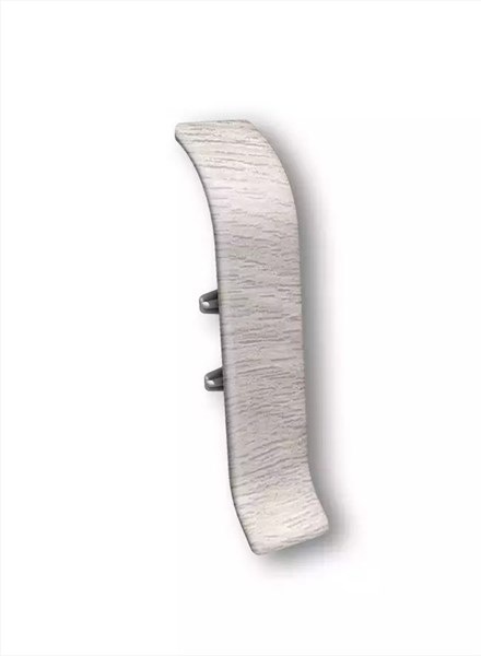 Соединитель для плинтуса 70мм "Идеал Классик" 251 Ясень ideal_70_59