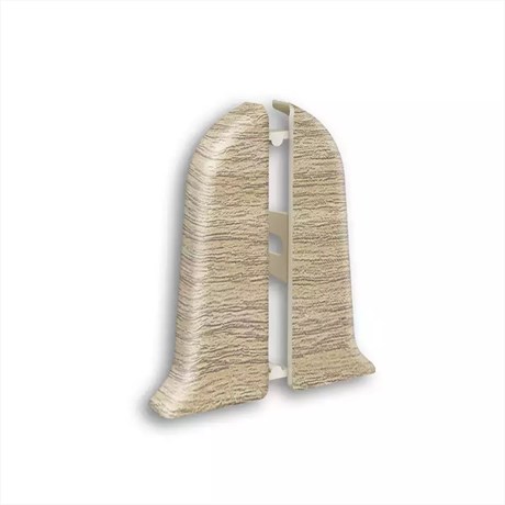 Торцевые (пара) для плинтуса 70мм "Идеал Классик"  213 Дуб северный ideal_70_45