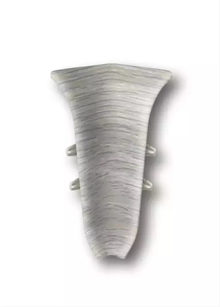 Внутренний угол для плинтуса 70мм "Идеал Классик" 253 Ясень серый ideal_70_62