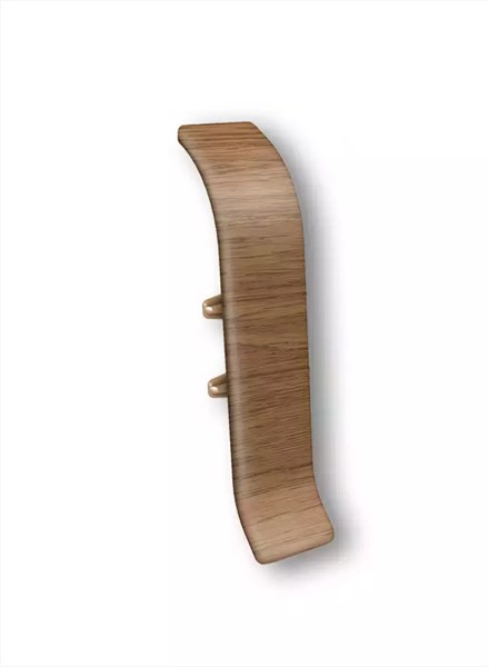 Соединитель для плинтуса 70мм "Идеал Классик" 217 Дуб темный ideal_70_14