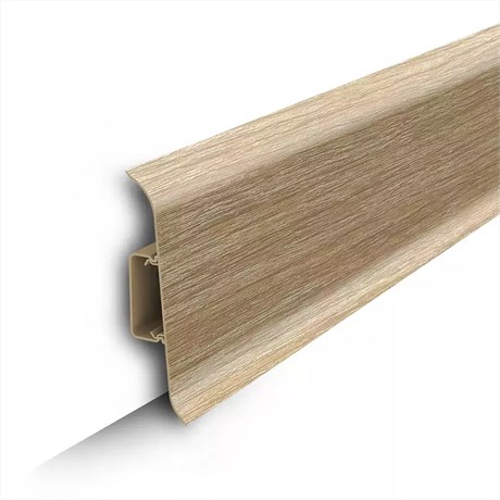 Плинтус напольный с центральной планкой 85мм 2,2м "Идеал Классик" 218 Дуб европейский ideal_85_86