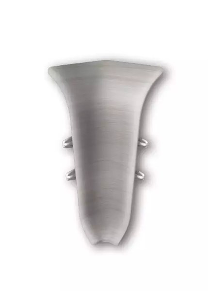 Внутренний угол для плинтуса 85мм "Идеал Классик" 268 Клен серый ideal_85_82