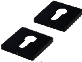 Ключевая накладка под евроцилиндр ADDEN BAU SC SQ-001 BLACK SC SQ-001 BLACK