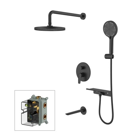 Встраиваемая душевая система с тропическим душем DALBL03M68