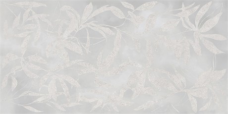 Керамогранит ArtWall Цветы Серый Матовый 600х1200 (1,44*51,84) K958008R