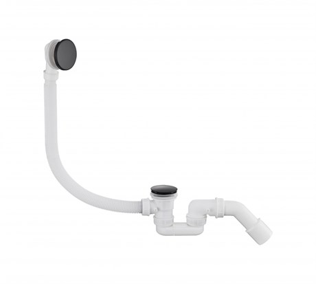 Автоматический сливы-перелив для ванны Grocenberg GB230BL Чёрный матовый GB230BL