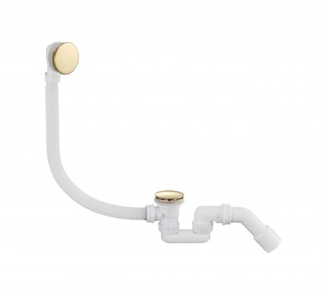 Автоматический сливы-перелив для ванны Grocenberg GB230GO Золото GB230GO