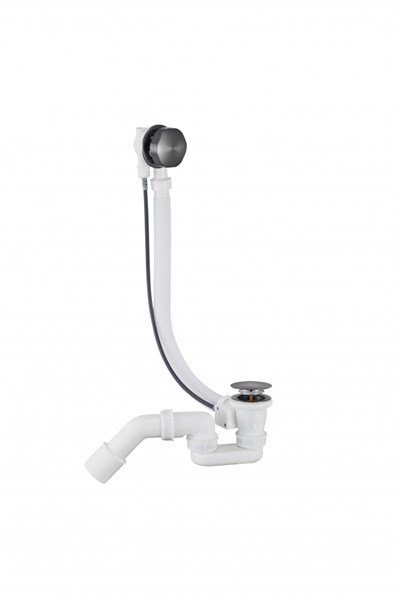 Полуавтоматический сливы-перелив для ванны Grocenberg GB240BG Графит GB240BG