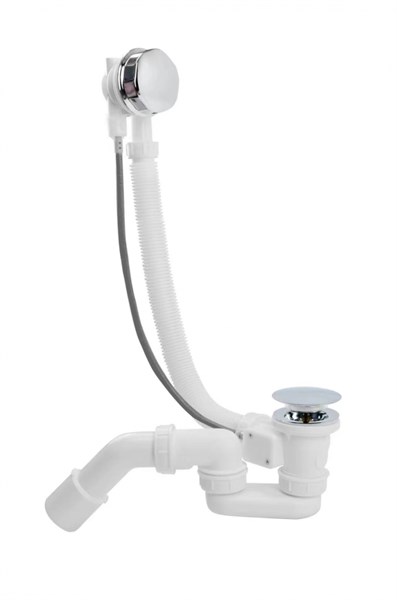 Полуавтоматический сливы-перелив для ванны Grocenberg GB240CR Хром GB240CR