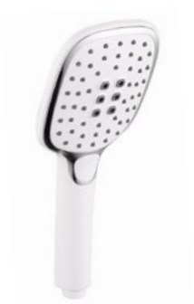 Лейка душевая (3 режима) Grocenberg GB33601 Белый хром GB33601WC