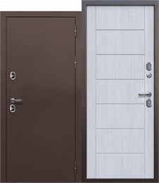 Дверь металлическая Isoterma 110мм Медный антик Астана милки Isoterma Медь