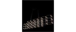 Светильник DZN-11199 MAT.CHROME D1200/H300+2000/462/LED/80W/4000K 7070LED (0.4WX192PCS) SELENA DZN-11199