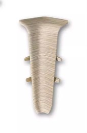 Внутренний угол для плинтуса 55мм 