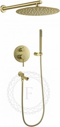 Душевая система скрытого монтажа FILARETE Roun FL1020 (Матовое золото) FL1020