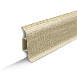 Плинтус напольный с центральной планкой 70мм 2,2м 