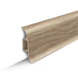 Плинтус напольный с центральной планкой 70мм 2,2м 