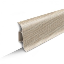 Плинтус напольный с центральной планкой 70мм 2,2м 