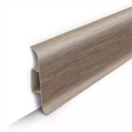 Плинтус напольный с центральной планкой 85мм 2,2м 