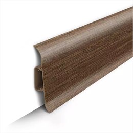 Плинтус напольный с центральной планкой 85мм 2,2м 