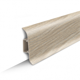 Плинтус напольный с центральной планкой 85мм 2,2м 