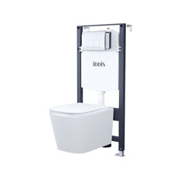 Комплект инсталляции 3 в 1  клавиша смыва, IDDIS, BASBI01i73 BASBI01i73