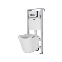 Комплект инсталляции 3 в 1  клавиша смыва, IDDIS, BASRNU2i73 BASRNU2i73