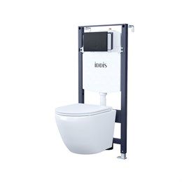 Комплект инсталляции 3 в 1  клавиша смыва, IDDIS, BASBQ02i73 BASBQ02i73