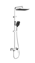 Душевая стойка Дайс (Dice) VSFS-4C12CH с изливом, хром VSFS-4C12CH