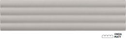 Плитка керамическая настенная 28527 COSTA NOVA ONDA Grey Matt 5x20 см Equipe 28527